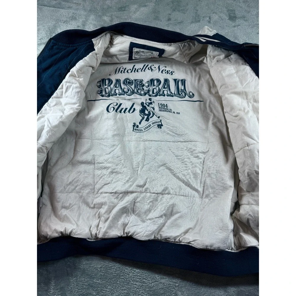 Minnesota Twins Mitchell & Ness Zip Up Jacket Size XL